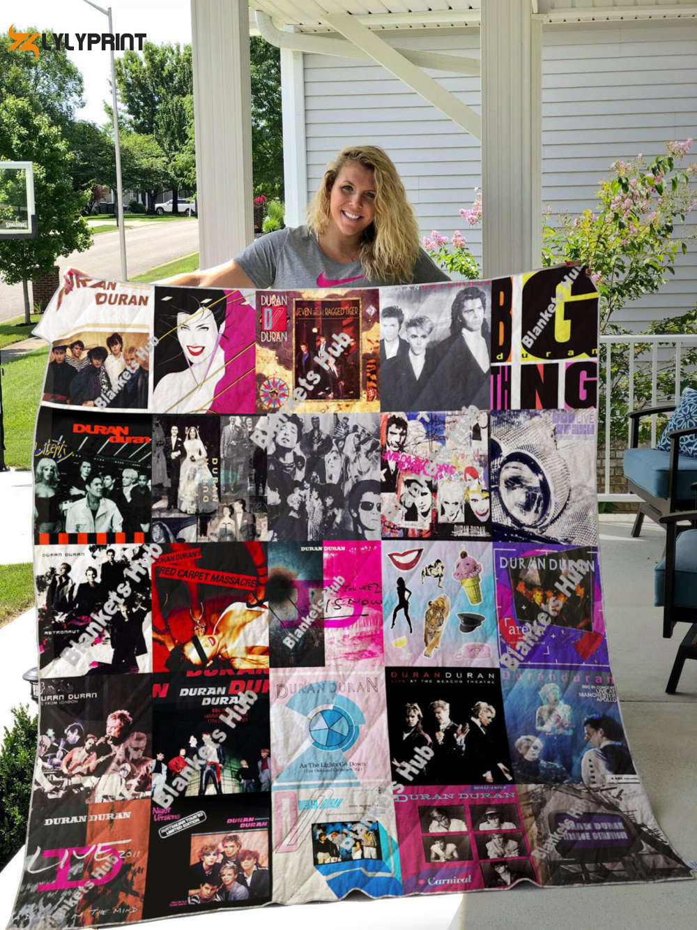 duran duran quilt blanket for fans home decor gift 1