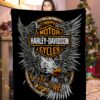 eagle motor cycles harley davidson blanket rxnb9