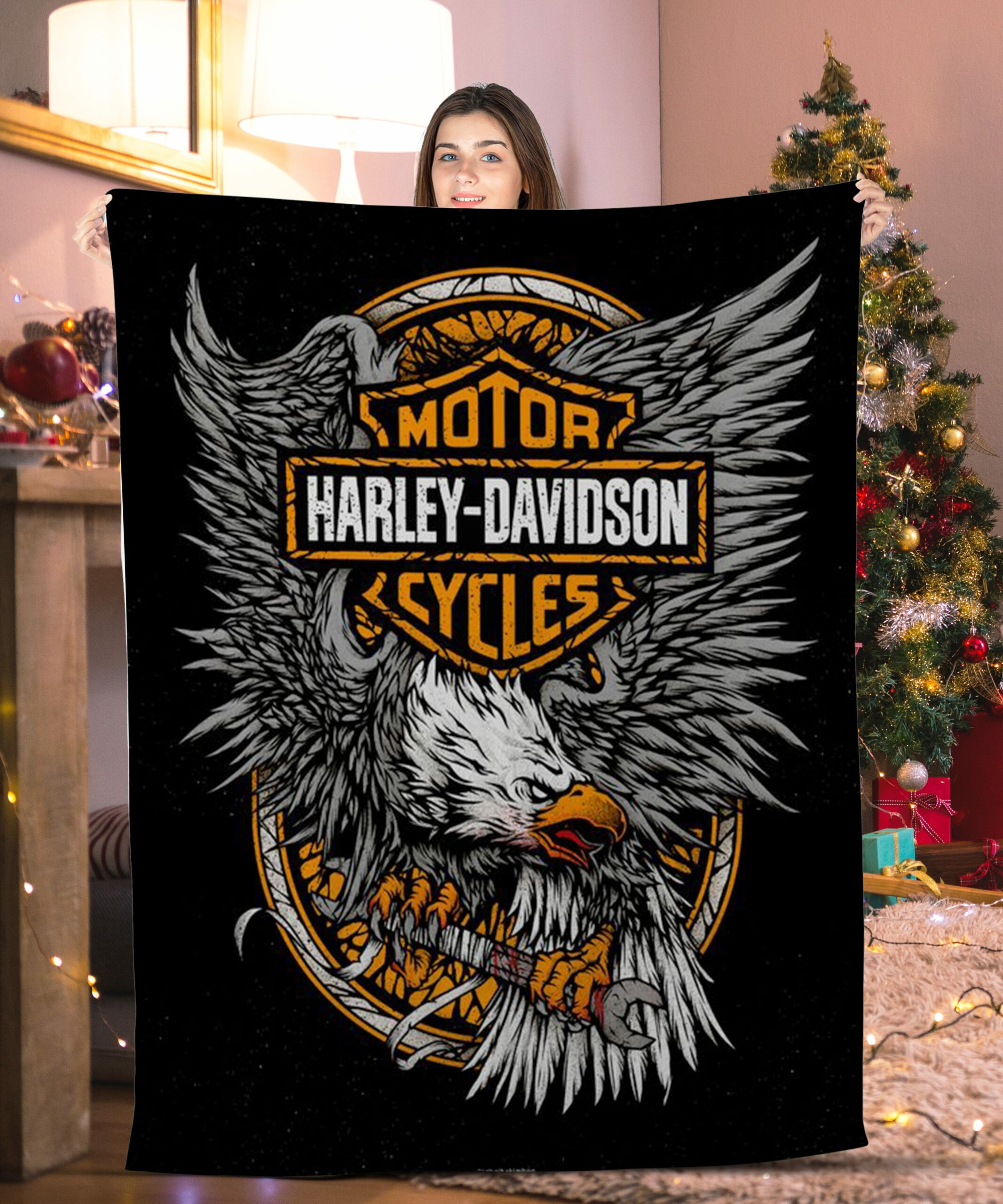 eagle motor cycles harley davidson blanket rxnb9