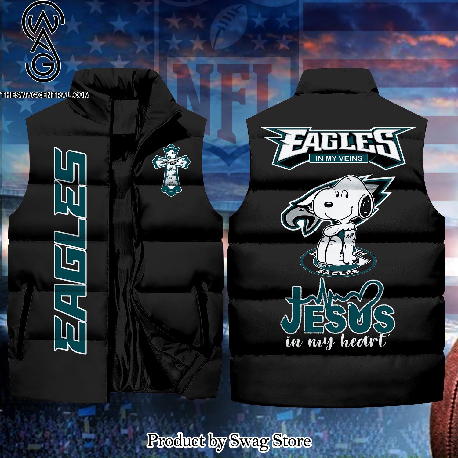 eagles in my veins jesus in my heart classic sleeveless jacket 1 eVYTR