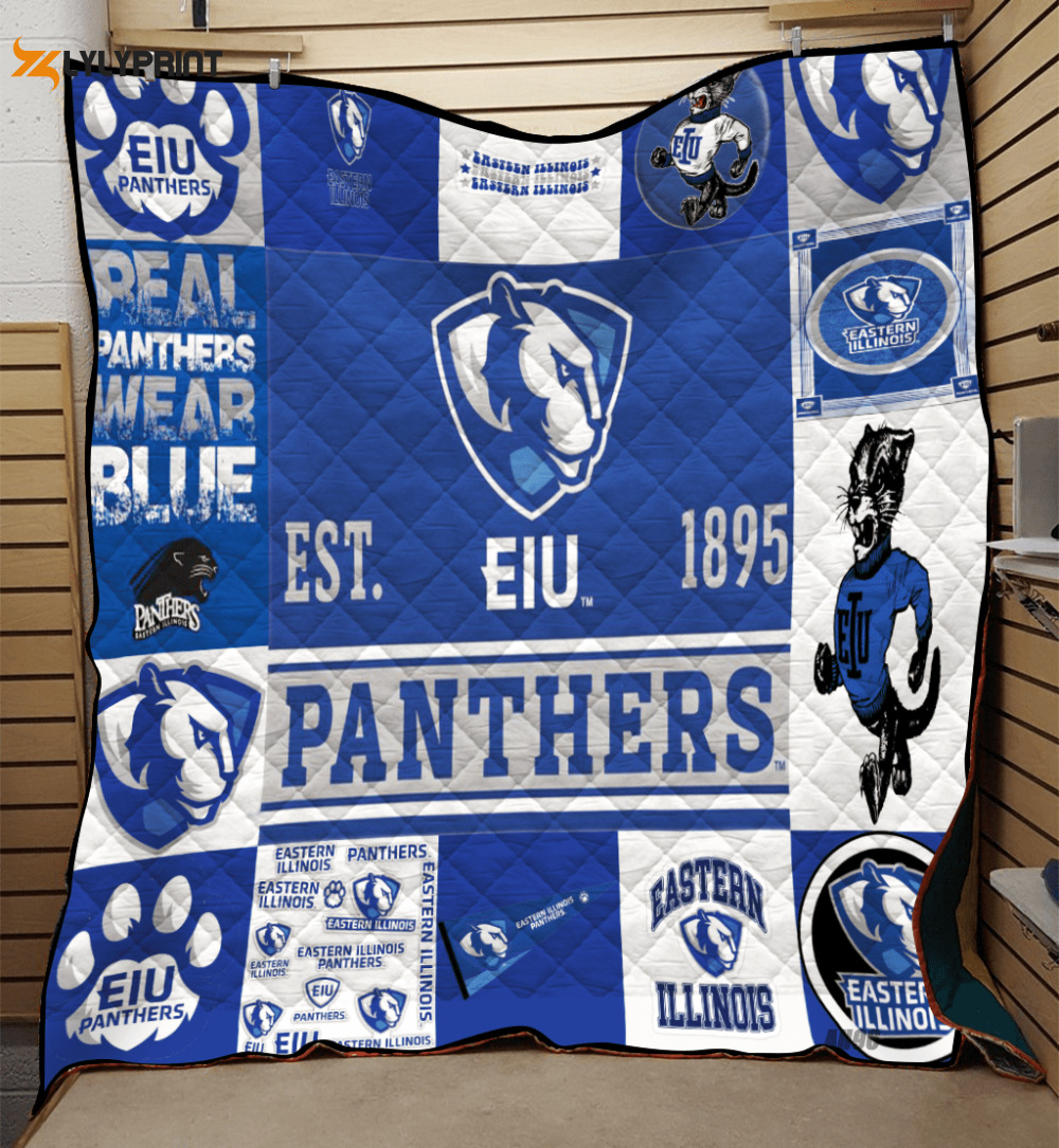 eastern illinois panthers 1 quilt blanket