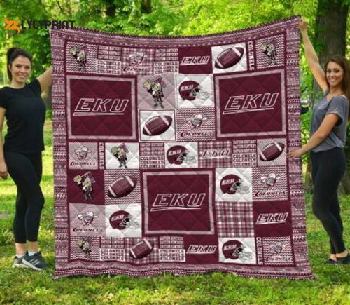 eastern kentucky colonels quilt blanket for fans home decor gift 1 3 500x435 1