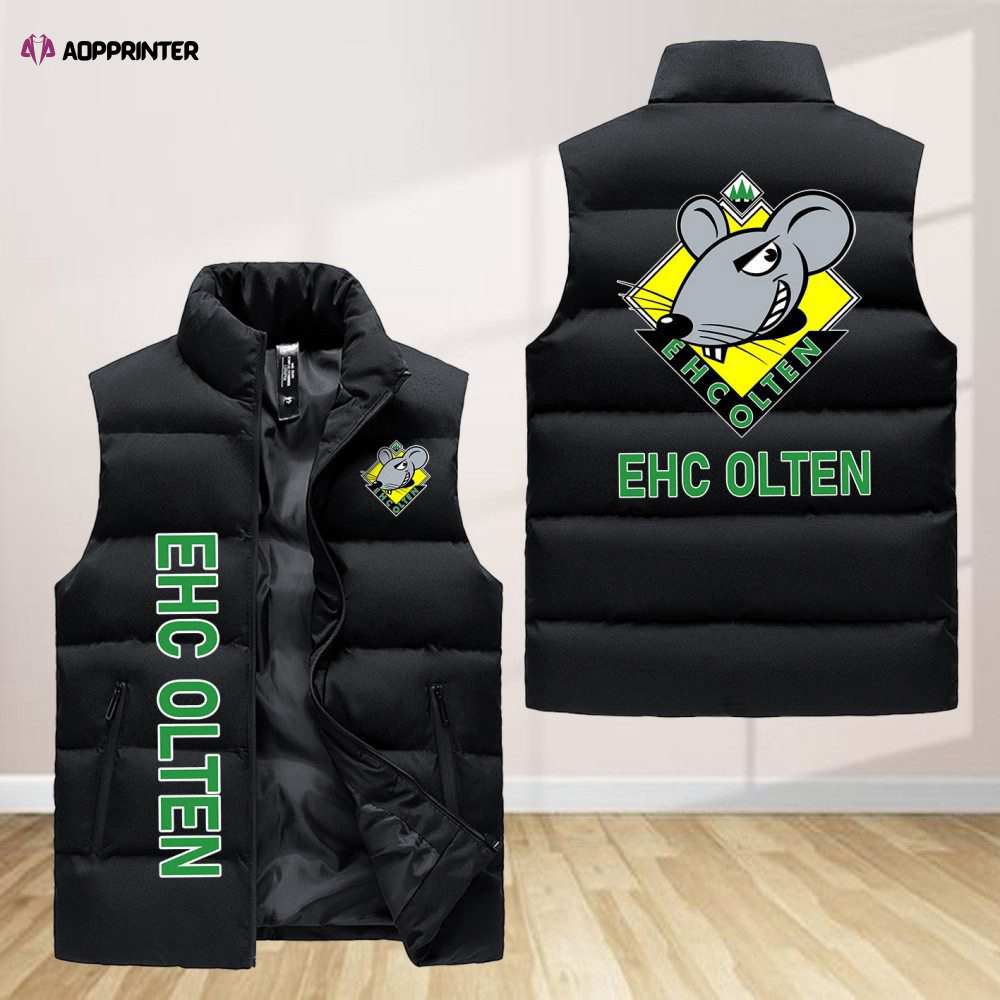 ehc olten sleeveless puffer jacket custom for fans gifts