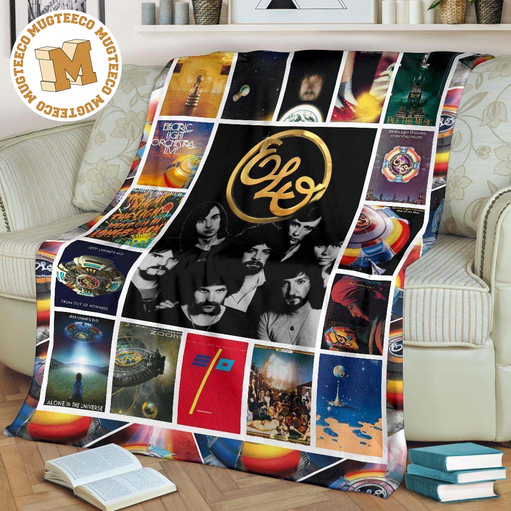 electric light orchestra fleece blanket for rock band fan cjium