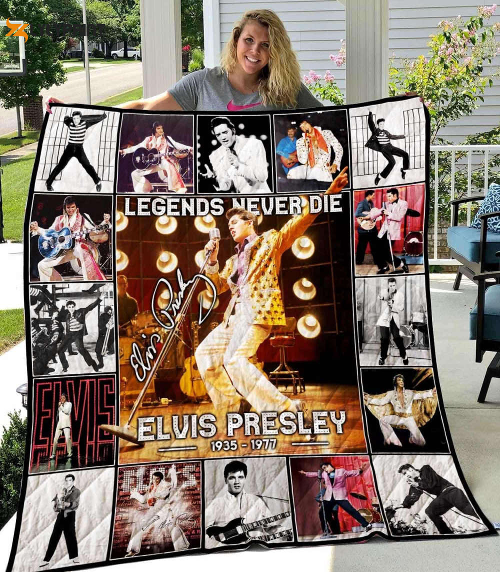 elvis presley quilt blanket 1b