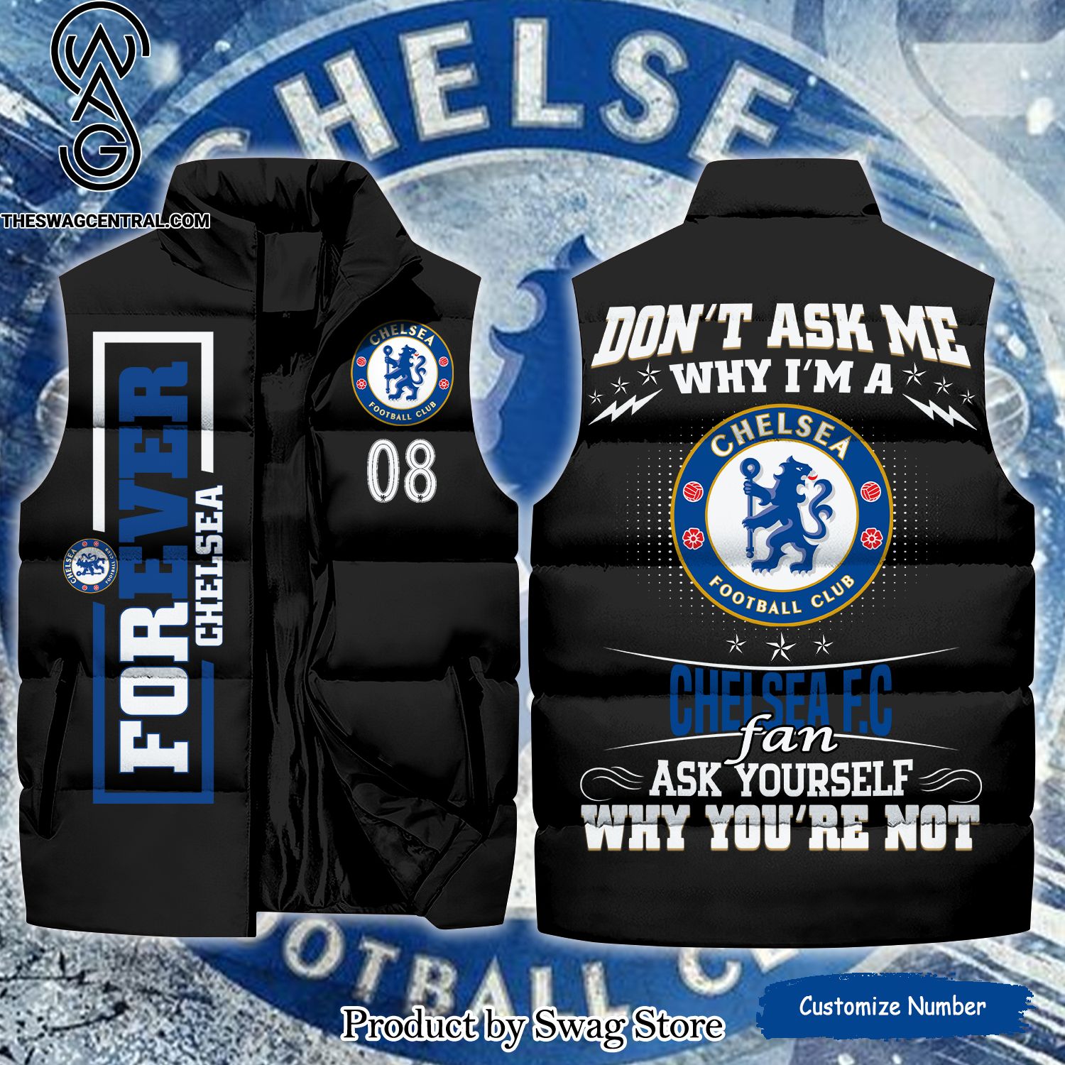 english premier league for ever chelsea classic sleeveless jacket 1 Z5Ed9