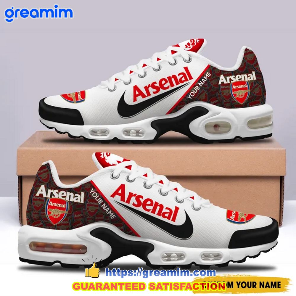 epl arsenal premium custom nike air max plus shoes 1 8JXLb