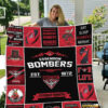 essendon bombers quilt blanket for fans home decor gift 1