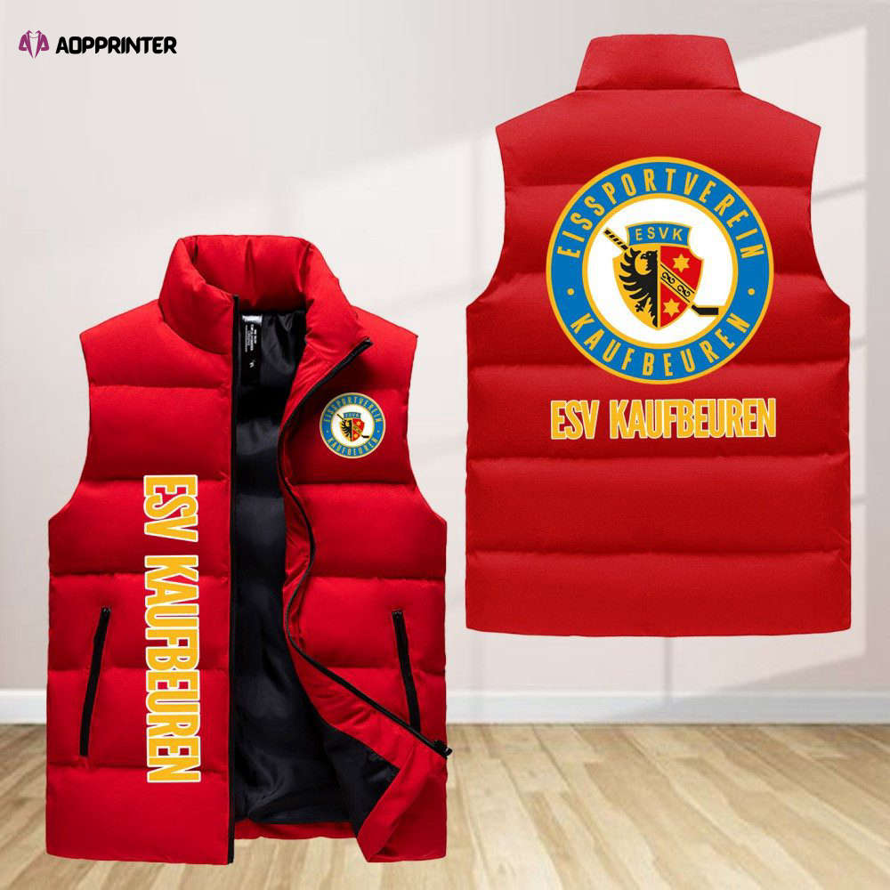 esv kaufbeuren sleeveless puffer jacket custom for fans spj0565