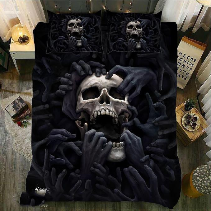 evil hand skull duvet cover bedroom sets comfortable bedding sets ucfvi