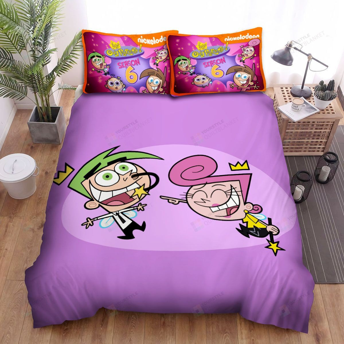 fairly odd parents season 6 poster bed sheets spread duvet cover bedding sets 0p92b