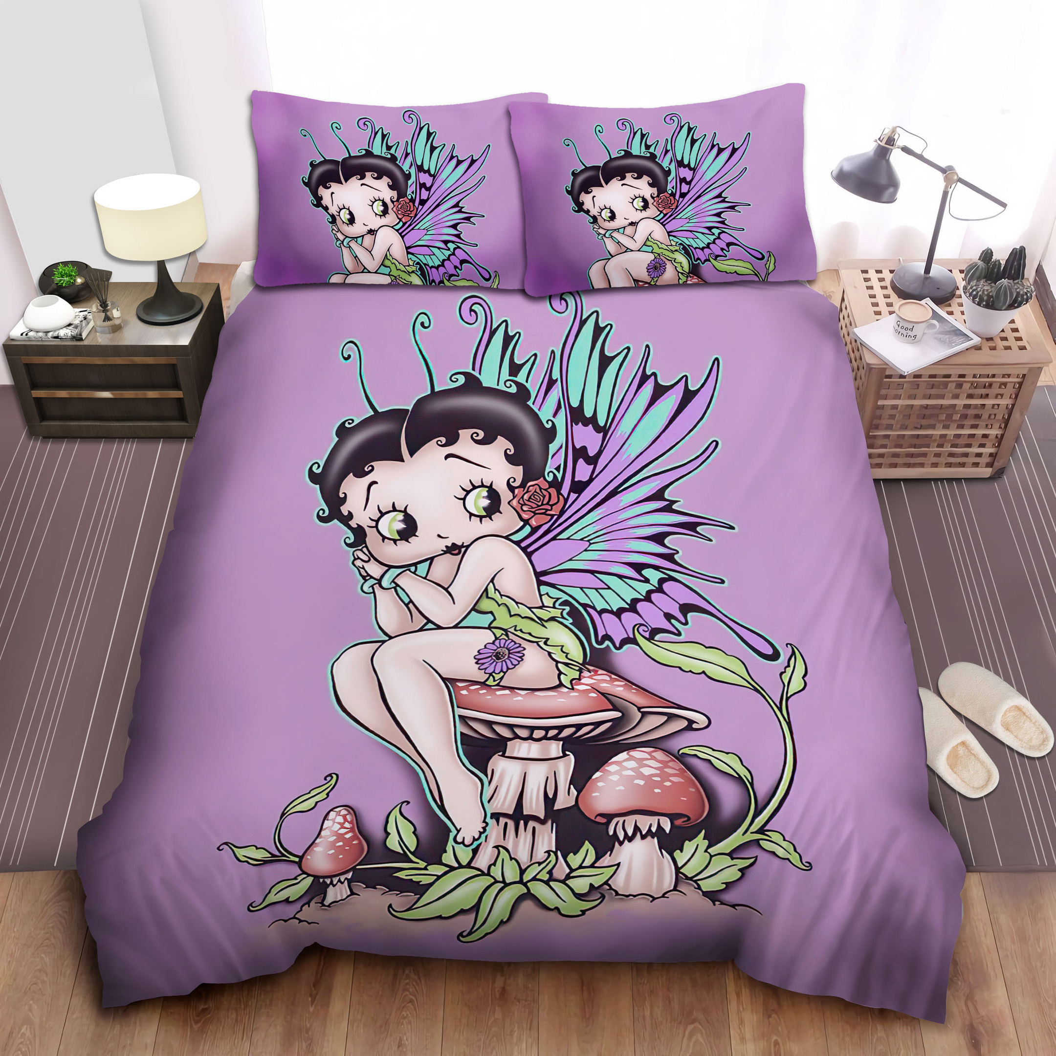 fairy betty boop duvet cover bedroom sets comfortable bedding sets hk2my