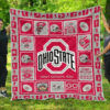 fan ohio state buckeyes quilt blanket amazing gift idea vrxcq