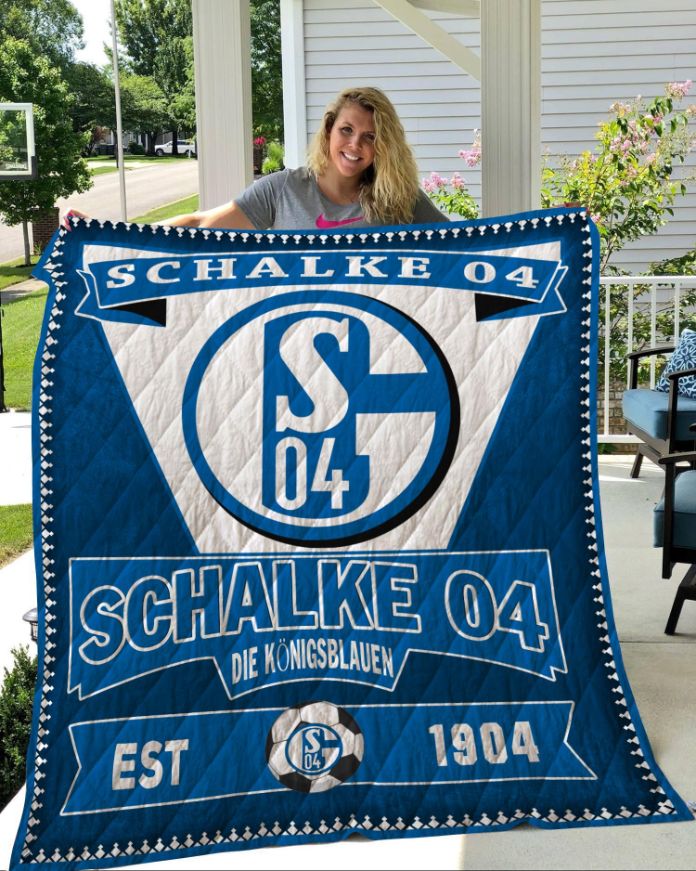 fc schalke 04 s04 quilt blanketm29vx