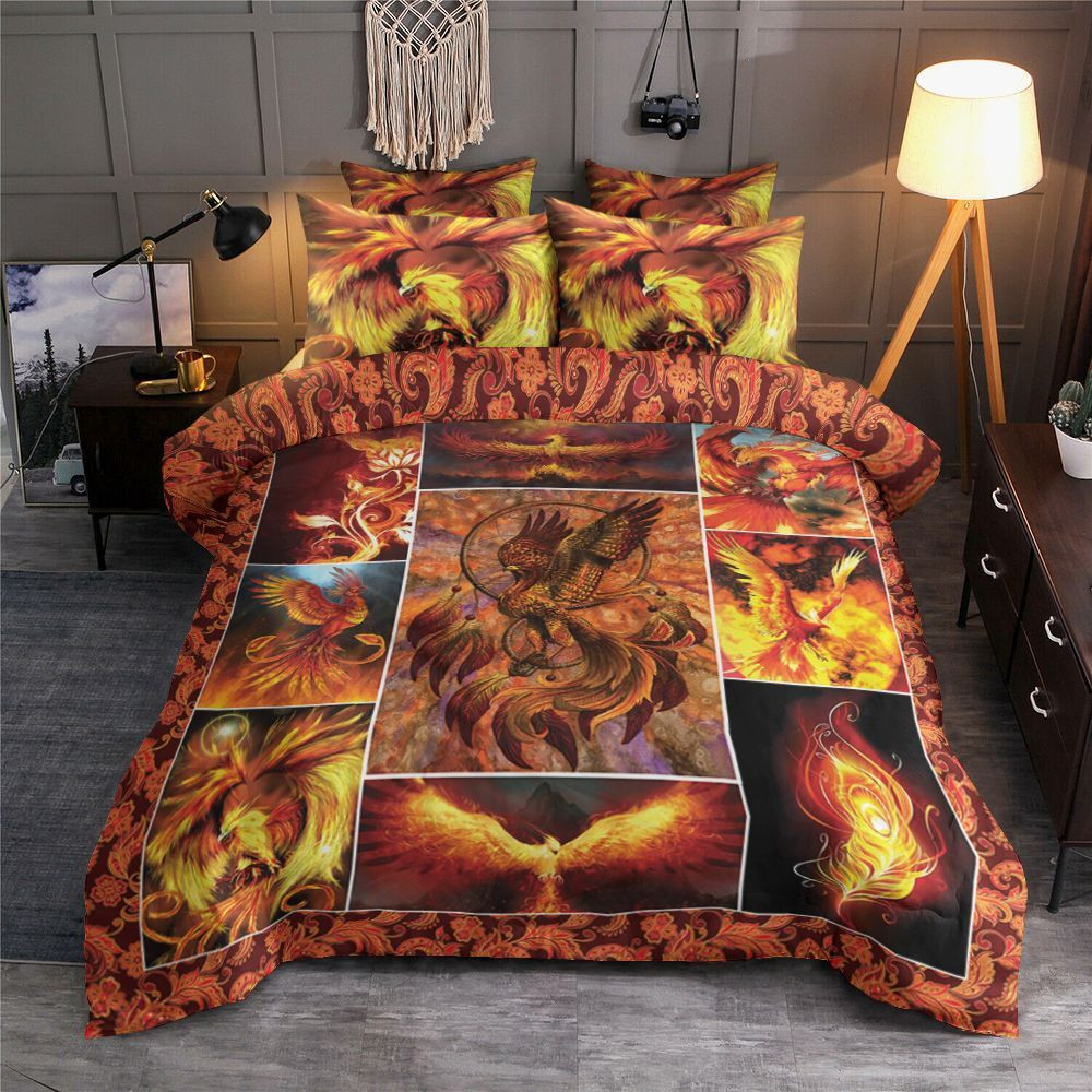 fire phoenix duvet cover bedroom sets comfortable bedding sets 5bevk