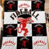 fireball cinnamon whisky quilt blanket yfioj