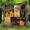 fireball quilt blanket whiskey inspired me funny gift idea avlpg