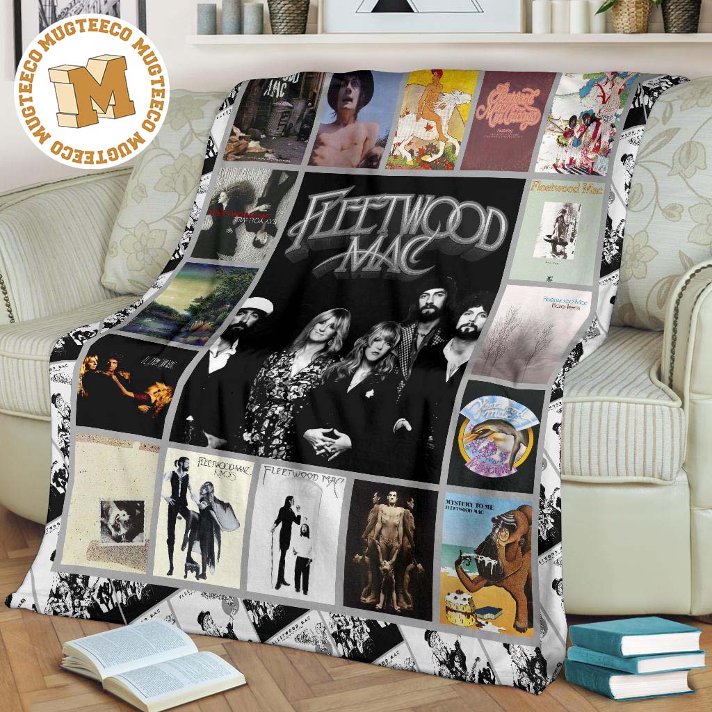 fleetwood mac fleece blanket for music fan gift idea fsgun