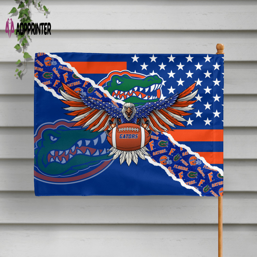 florida gators american landscape house flag 5