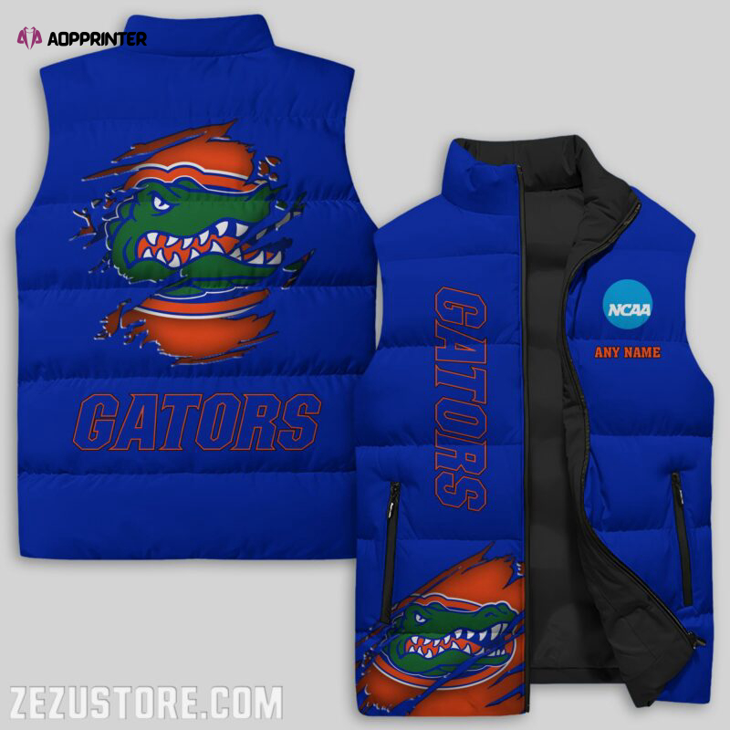 florida gators ncaa sleeveless puffer jacket custom for fans gifts 2