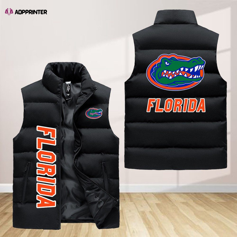 florida gators sleeveless puffer jacket custom for fans spj0439