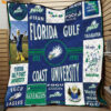 florida gulf coast eagles quilt blanket for fans home decor gift 2a