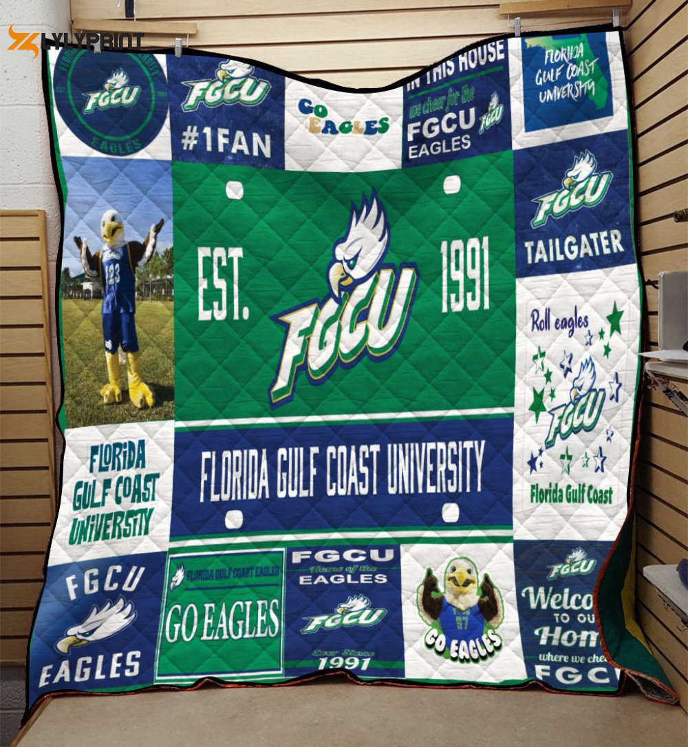 florida gulf coast quilt blanket for fans home decor gift 1aq