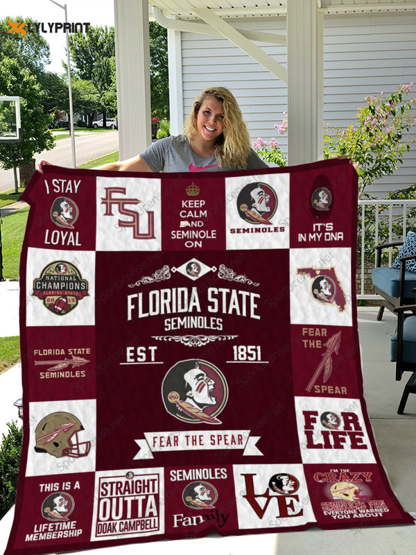 florida state seminoles quilt blanket 2