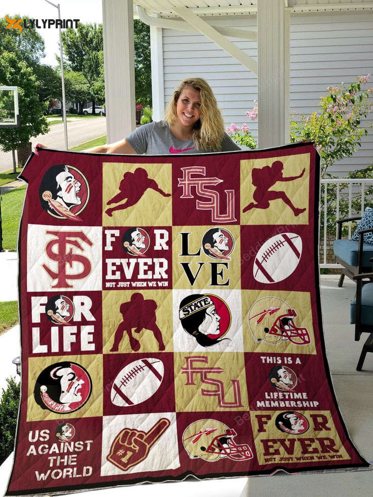 florida state seminoles quilt blanket 2c