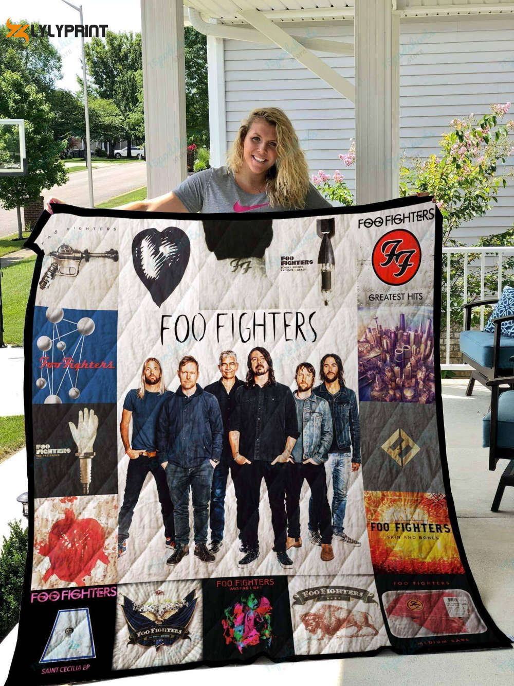 foo fighters quilt blanket 2