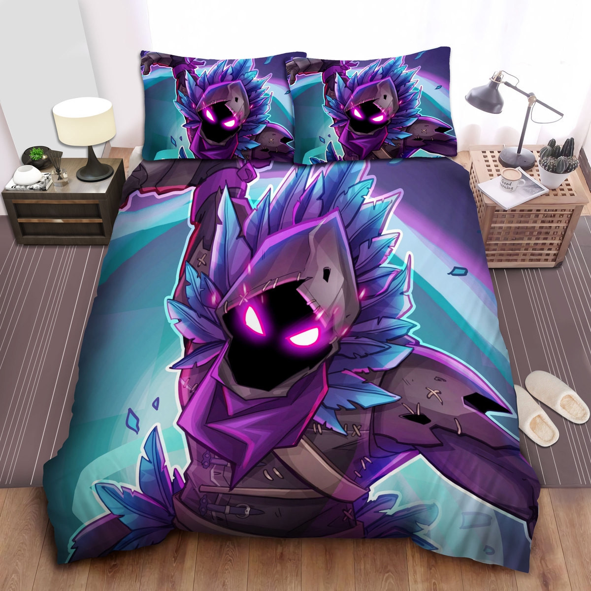 fortnite raven skin duvet cover bedroom sets comfortable bedding sets gevmd