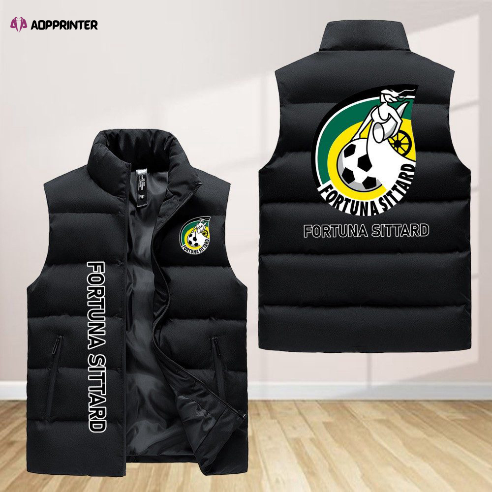 fortuna sittard sleeveless puffer jacket custom for fans gifts