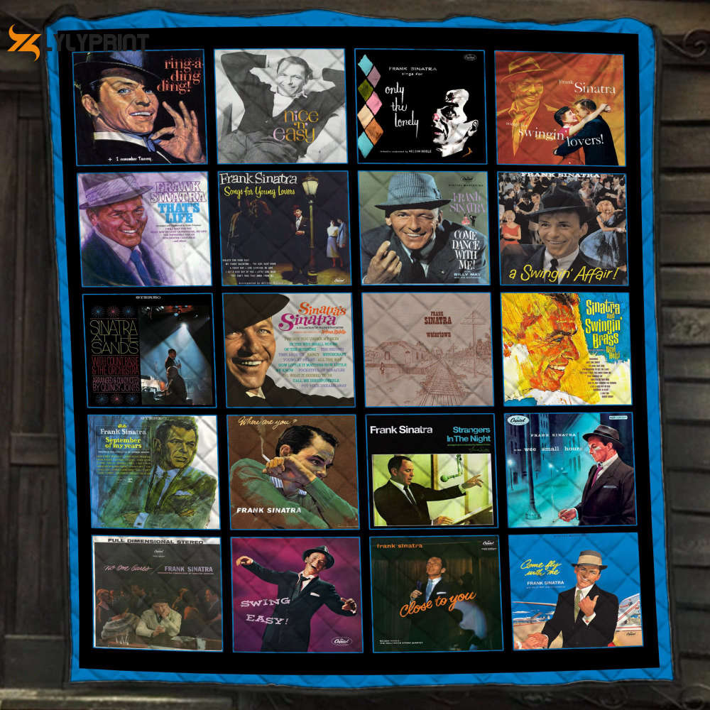 frank sinatra 1 quilt blanket for fans home decor gift