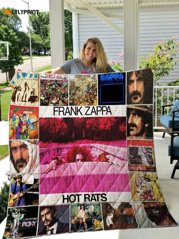 frank zappa quilt blanket for fans home decor gift 2b