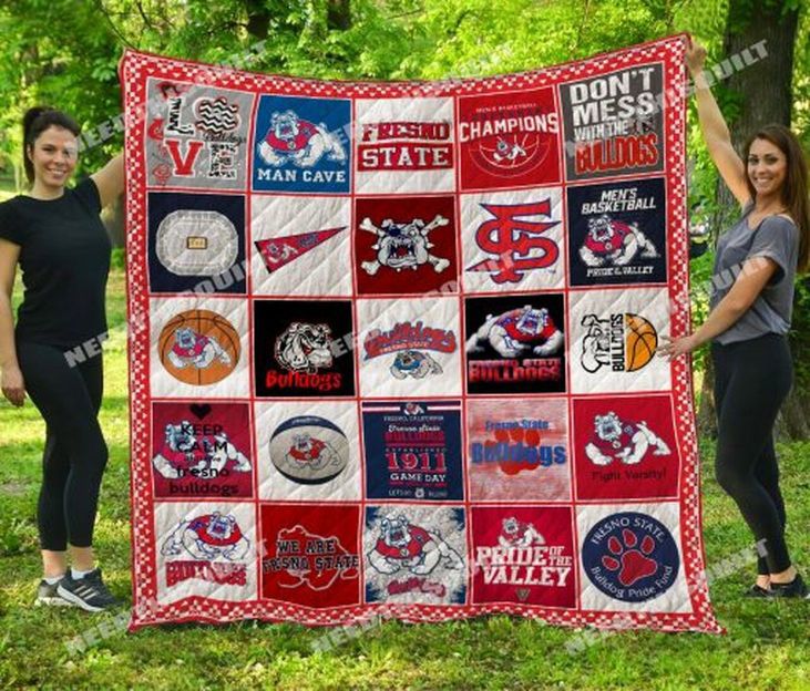 fresno state bulldogs trending 2024 quilted blanket 20240218035445234