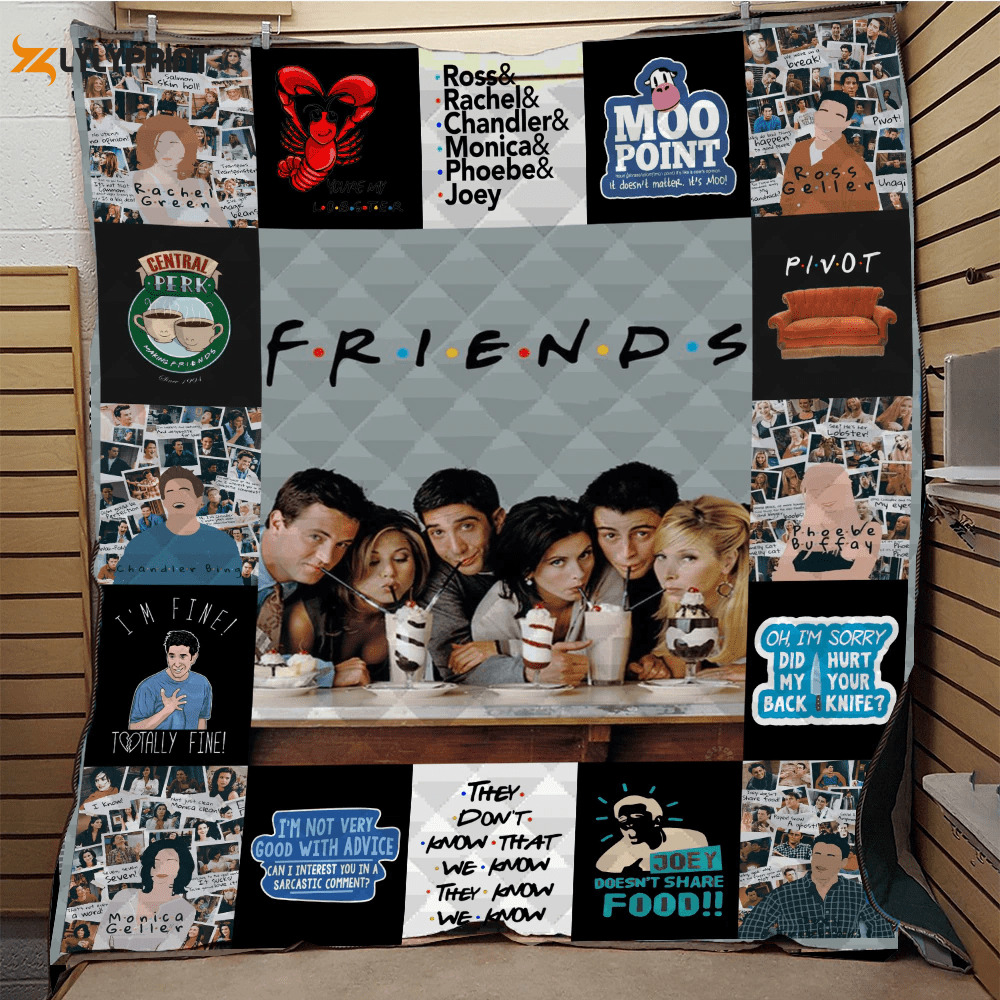 friends quilt blanket for fans home decor gift 1