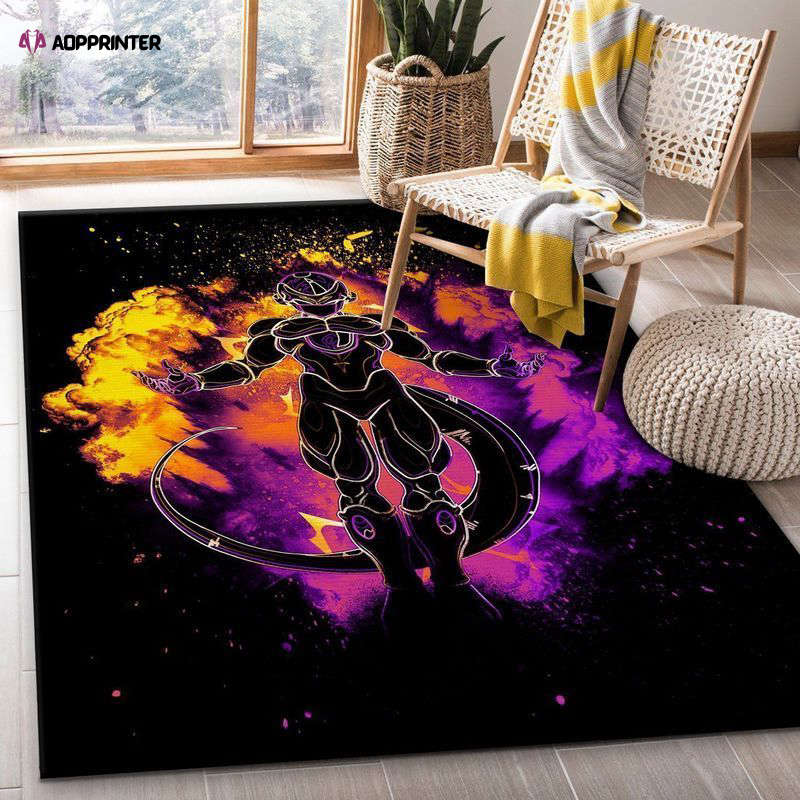 frieza dragon ball rug living room floor decor fan gifts