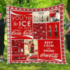 funny coca cola quilt blanket soft drink lover m7mwb