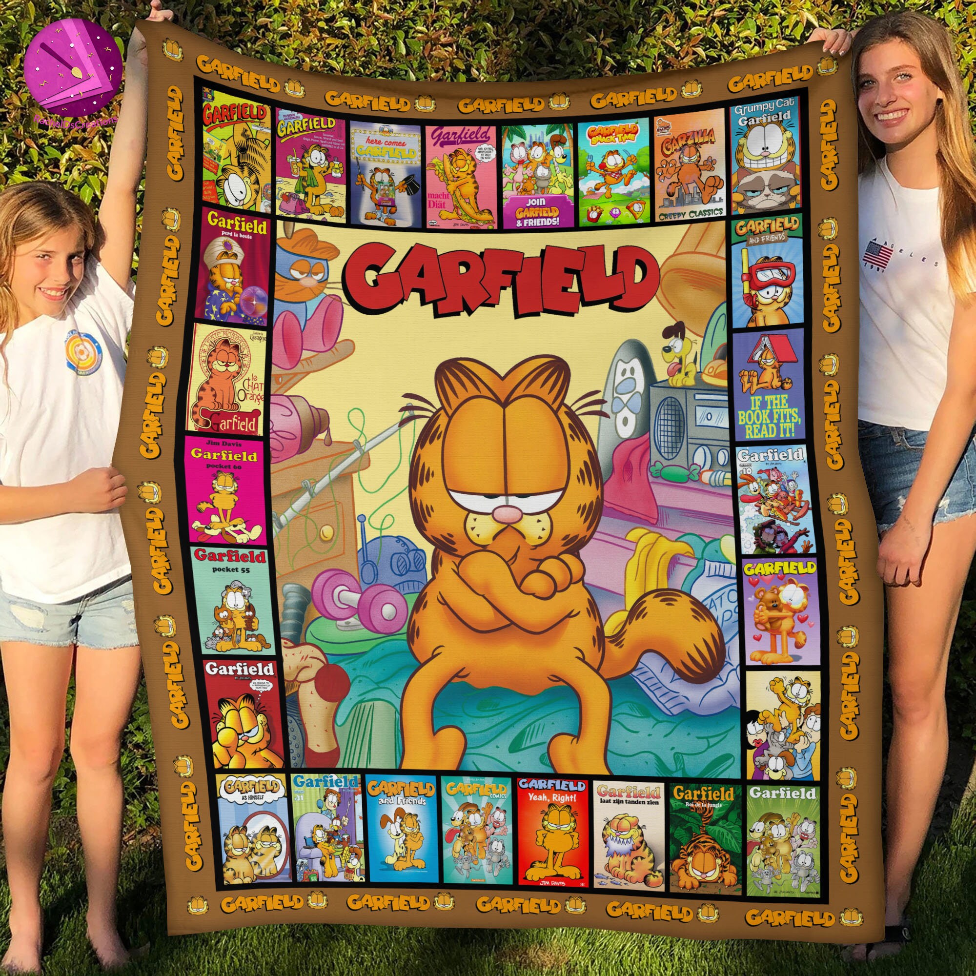 funny garfield blanket hzlmi