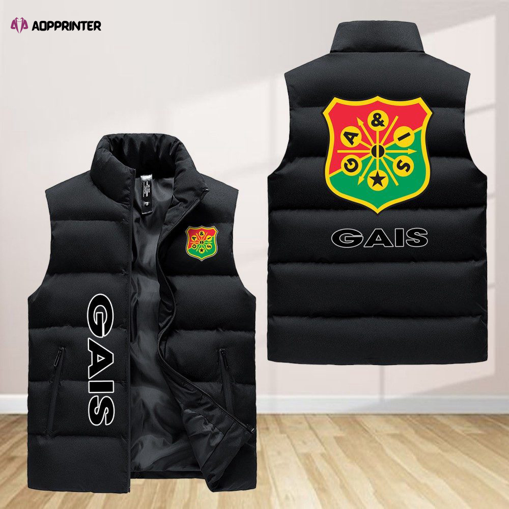 gais sleeveless puffer jacket custom for fans gifts