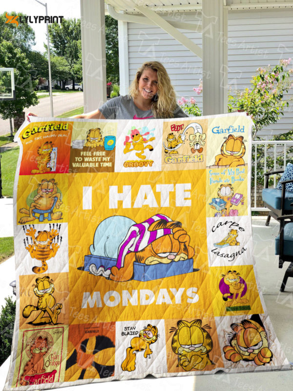 garfield quilt blanket 2b