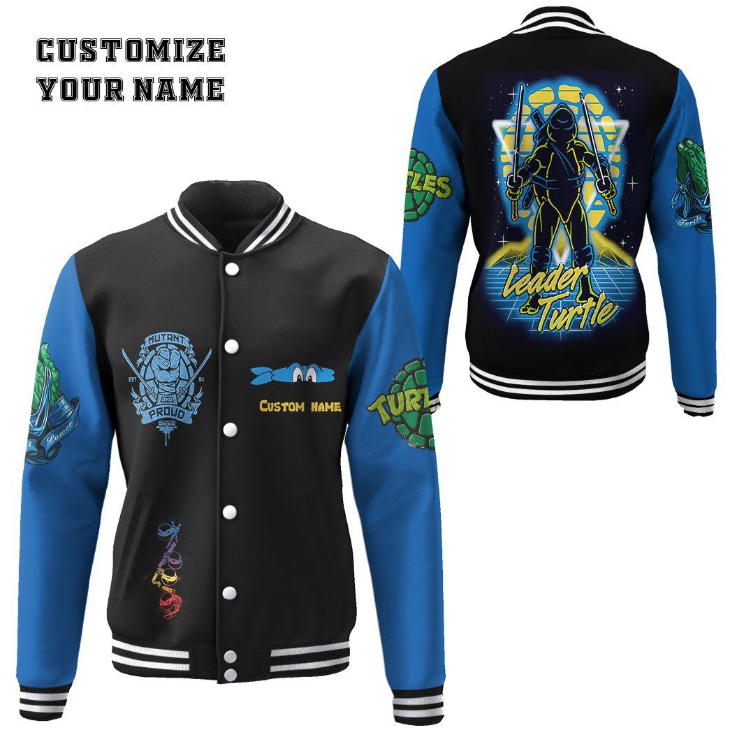 gearhuman 3d leonardo tmnt leo blue cosplay custom name baseball jacket gv180115 baseball jacket 630813 64f776fe 0683 4673 b04e 81150da85d52