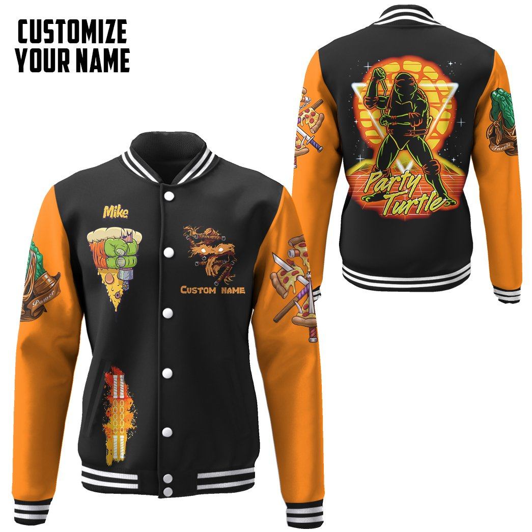 gearhuman 3d orange michelangelo tmnt mike mikey cosplay custom name baseball jacket gv19011 baseball jacket baseball jacket xs 911400 2c7f7935 17b9 4388 b2ca 400ad391008c