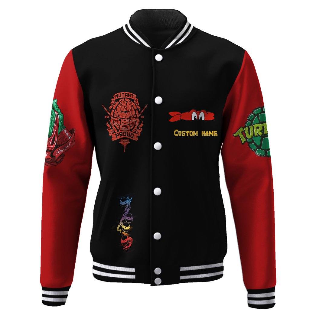 gearhuman 3d raphael raph tmnt red cosplay custom name baseball jacket gv180116 baseball jacket baseball jacket xs 849565 24181900 dae1 4480 9ea1 a19b05b21330