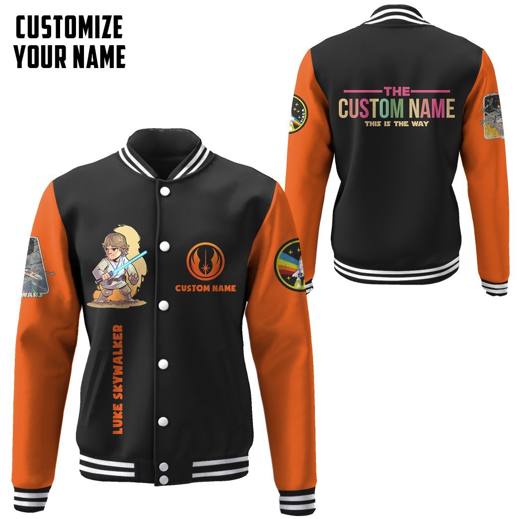 gearhuman 3d star wars luke skywalker custom name baseball jacket gk210119 baseball jacket baseball jacket xs 586818