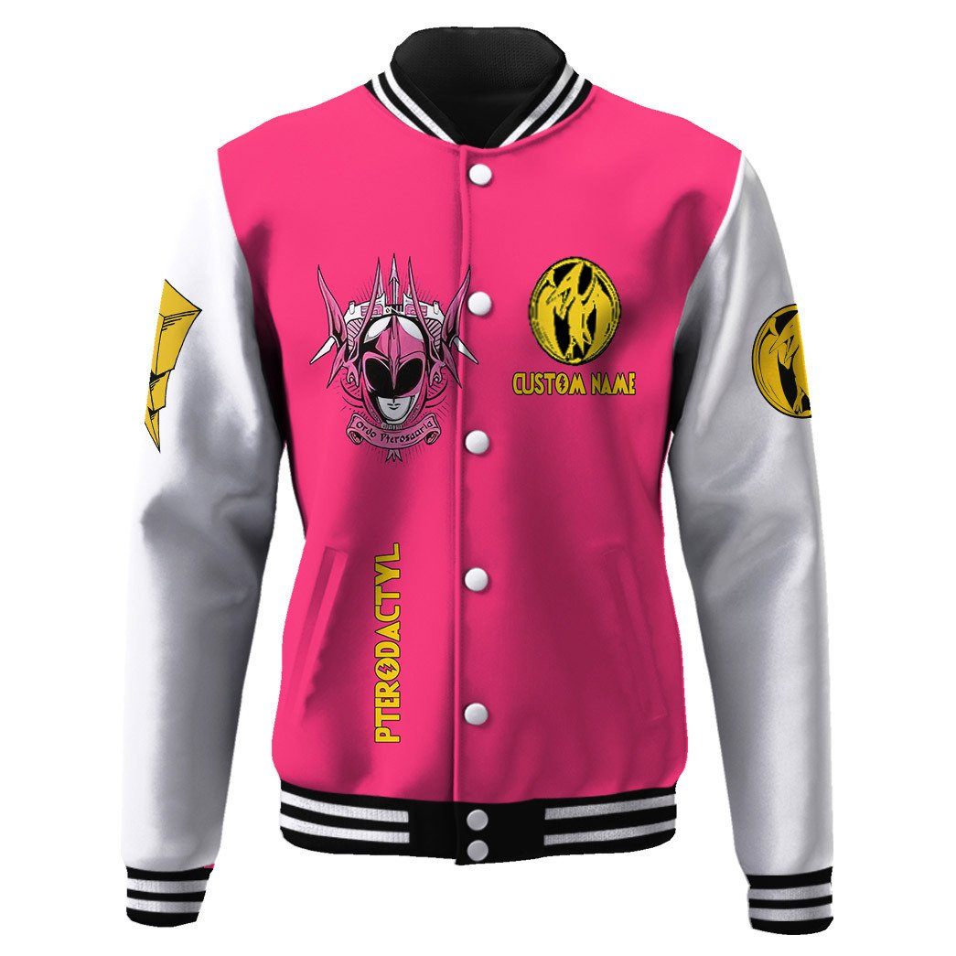 gearhumans 3d mighty morphin power ranger pink custom name baseball jacket gk20013 baseball jacket baseball jacket s 710862 914e2fac 68c7 485e 8c0a 397948111a33