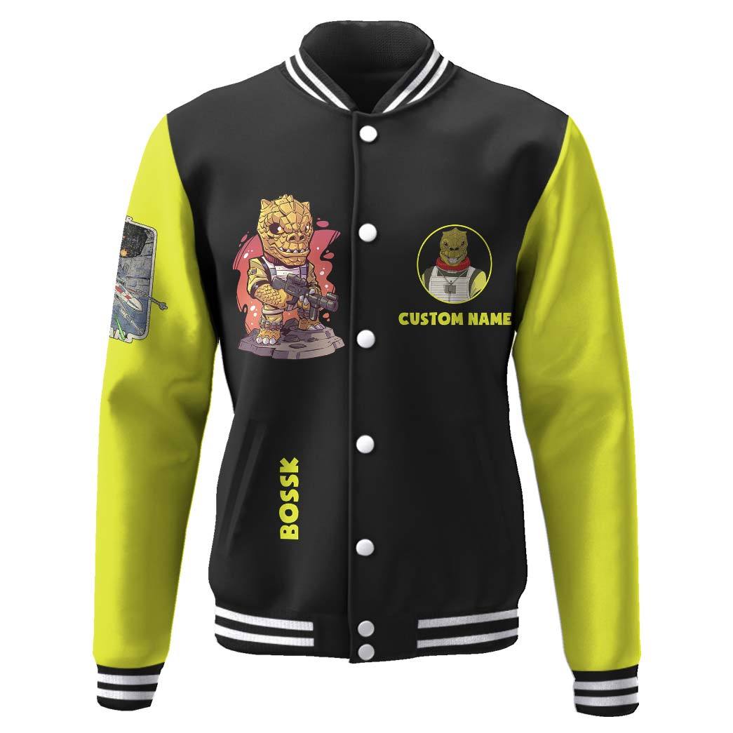 gearhumans 3d star wars bossk custom name baseball jacket gk210125 baseball jacket baseball jacket s 123352