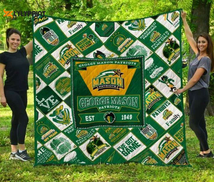 george mason patriots 1 quilt blanket 1