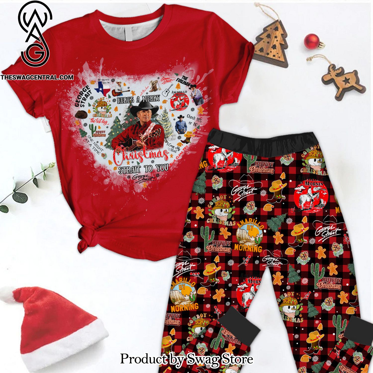 george strait singer full print 3d pyjamas set 1 JlaHq