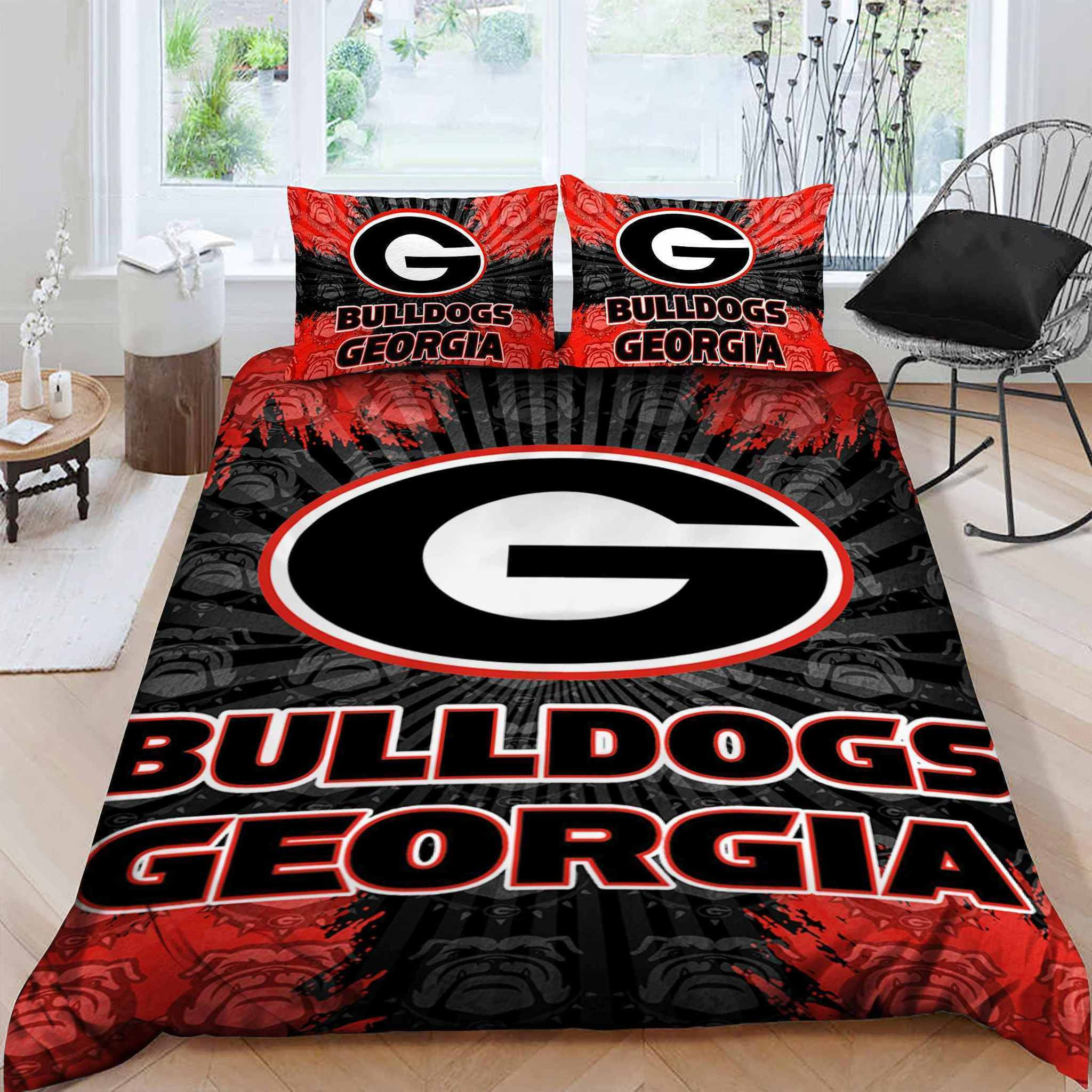 georgia bulldogs duvet cover bedroom sets comfortable bedding sets vve9k